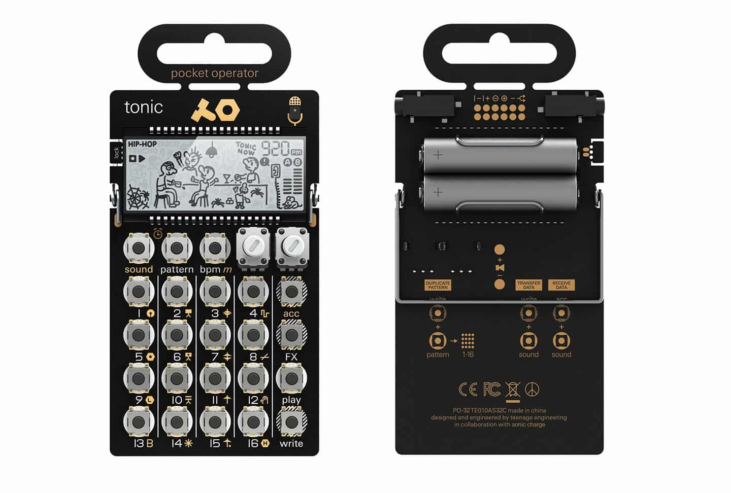 Beste Drum Synthesizer Teenage Engineering PO-32 Tonic